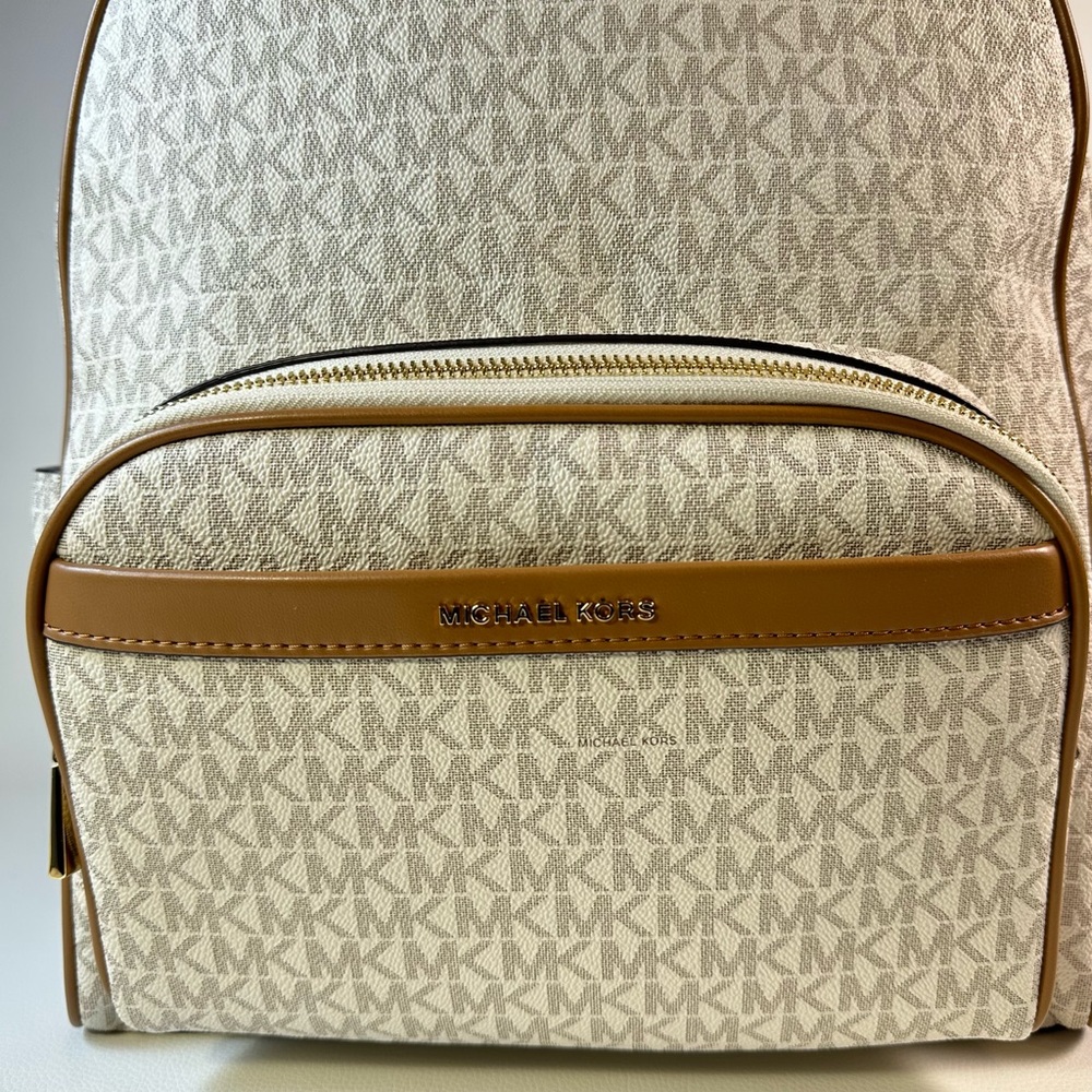 NWT Women’s MICHAEL Michael Kors Bex Large Backpack Vanilla - Picture 8 of 12